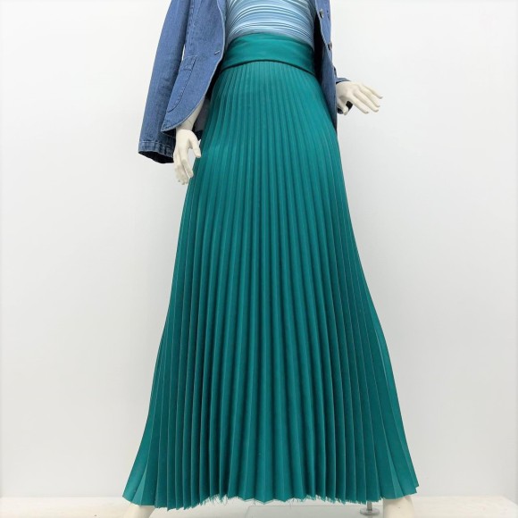 Гофре классика Креп-шерсть изумрудный