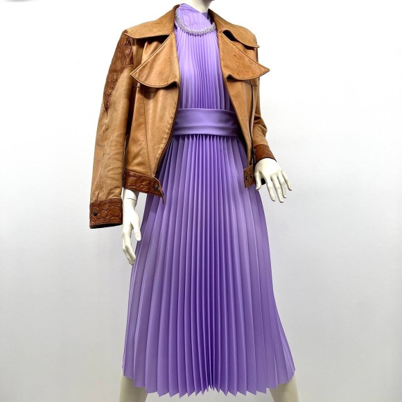 Гофре классика Креп лаванда