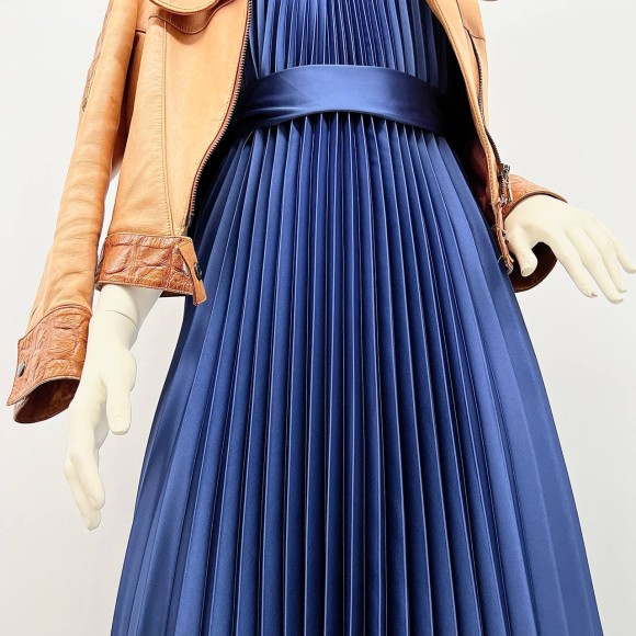 Гофре классика Армани глубокий синий