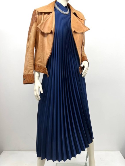 Гофре классика Армани глубокий синий