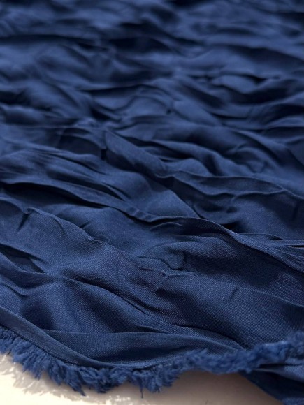 Складка Креш продольный Ниагара синяя Складка Креш продольный Ниагара синяя