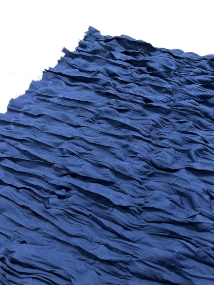 Складка Креш продольный Ниагара синяя Складка Креш продольный Ниагара синяя