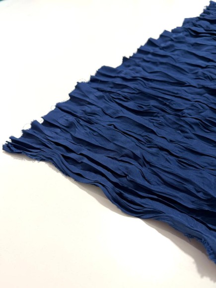 Складка Креш продольный Ниагара синяя Складка Креш продольный Ниагара синяя