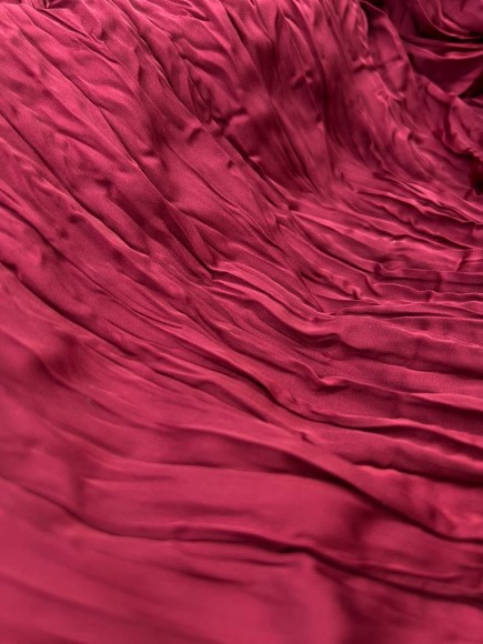 Складка Креш продольный Армани винный