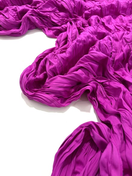 Складка Креш продольный Ниагара фуксия