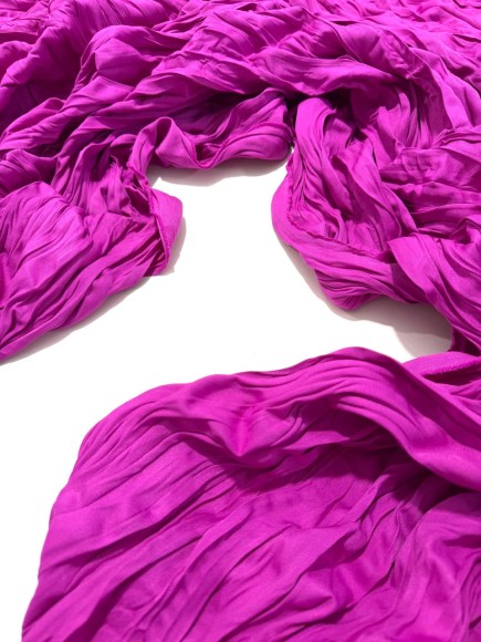 Складка Креш продольный Ниагара фуксия