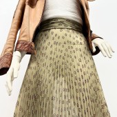 Гофре классика Шифон Япония (хаки) 90