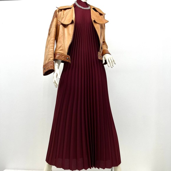 Гофре классика Креп винный