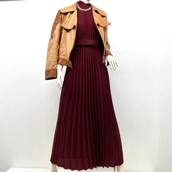 Гофре классика Креп винный