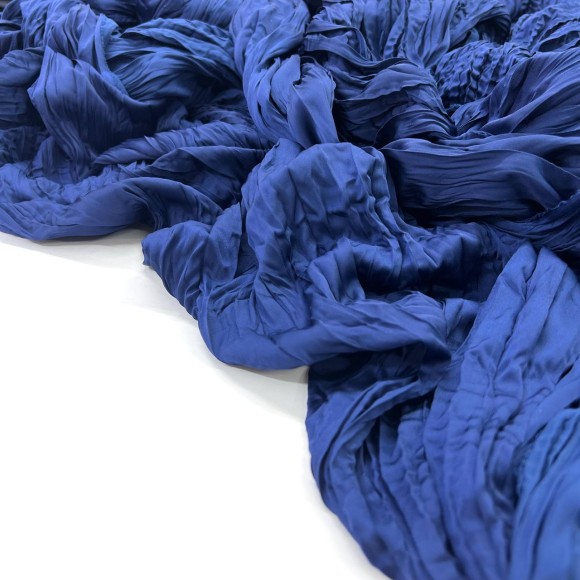 Складка Креш продольный Армани глубокий синий