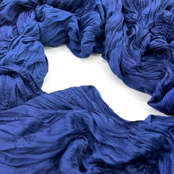 Складка Креш продольный Армани глубокий синий