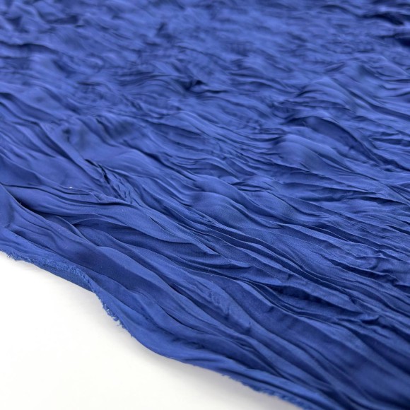 Складка Креш продольный Армани глубокий синий