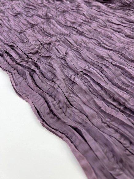 Складка Креш продольный Армани сливово-серый