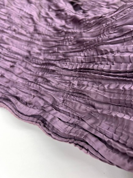 Складка Креш продольный Армани сливово-серый