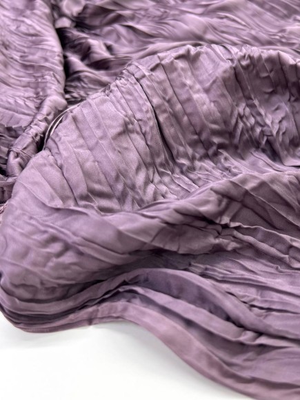 Складка Креш продольный Армани сливово-серый