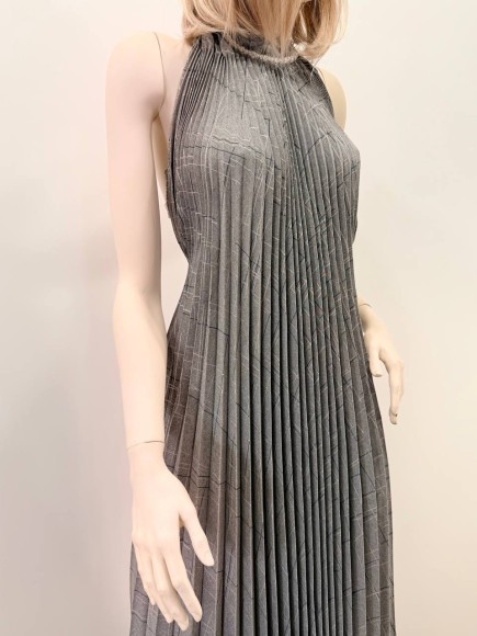 Гофре классика Лен Штрихи Н серый