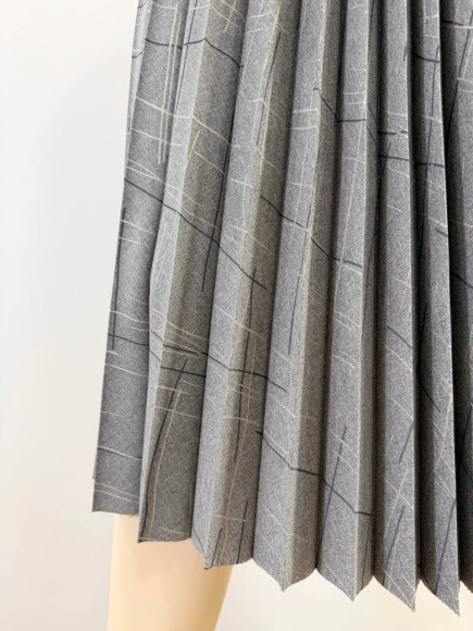 Гофре классика Лен Штрихи Н серый