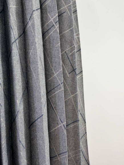 Гофре классика Лен Штрихи Н серый