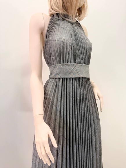 Гофре классика Лен Штрихи Н серый