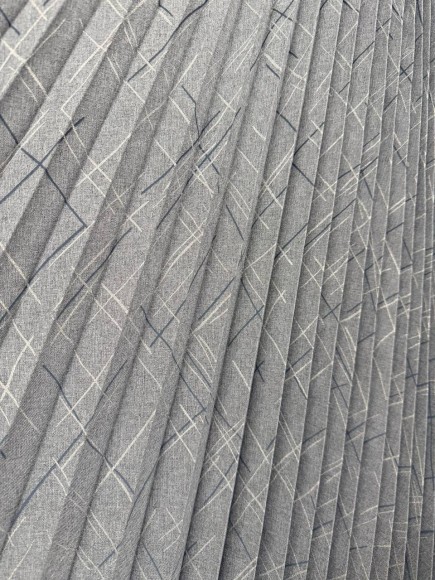 Гофре классика Лен Штрихи Н серый