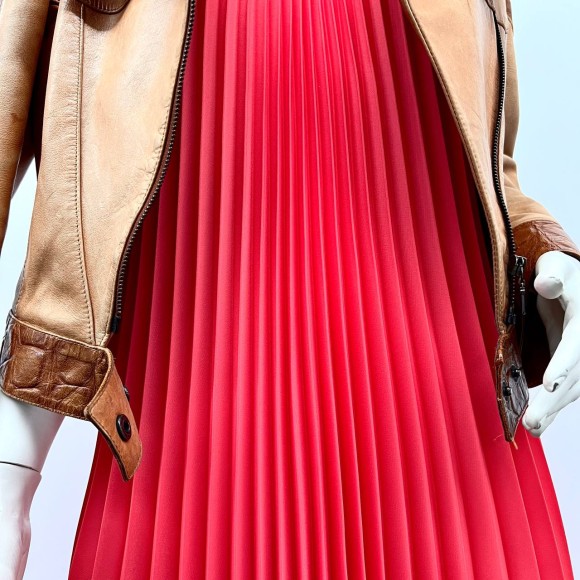 Гофре классика Креп коралловый