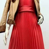 Гофре классика Креп коралловый