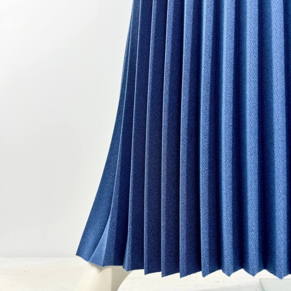 Гофре классика Кино рубчик голубой