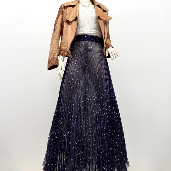 Гофре Классика Шифон Япония синий