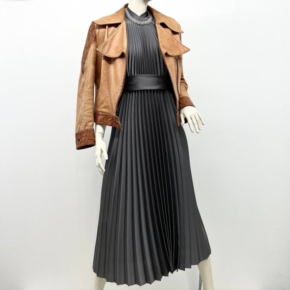 Гофре классика Армани серый