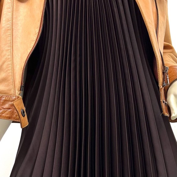 Гофре классика Армани медно-шоколадный