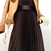 Гофре классика Армани медно-шоколадный