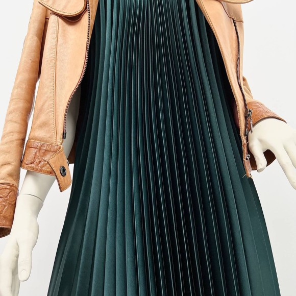 Гофре классика Армани изумрудный