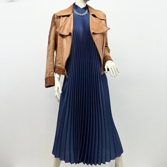 Гофре классика Армани синий