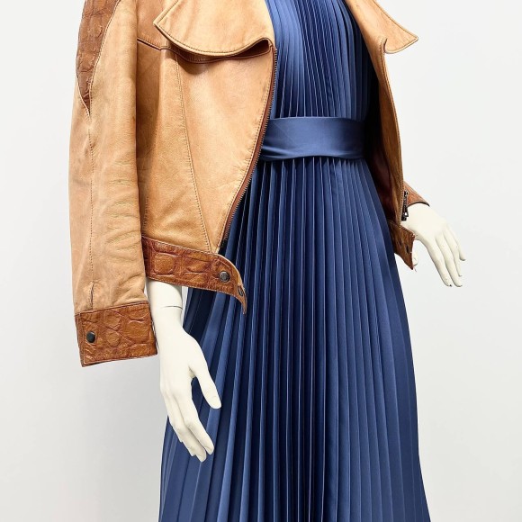 Гофре классика Армани синий