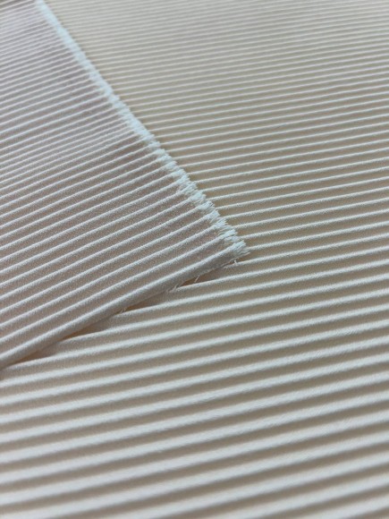 Гофре параллельное 3 мм Креп-шифон бежевый