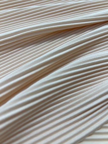 Гофре параллельное 3 мм Креп-шифон бежевый