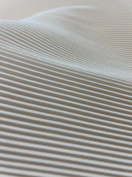 Гофре параллельное 3 мм Креп-шифон бежевый