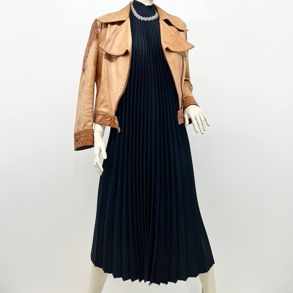 Гофре классика Креп-шерсть чернильная