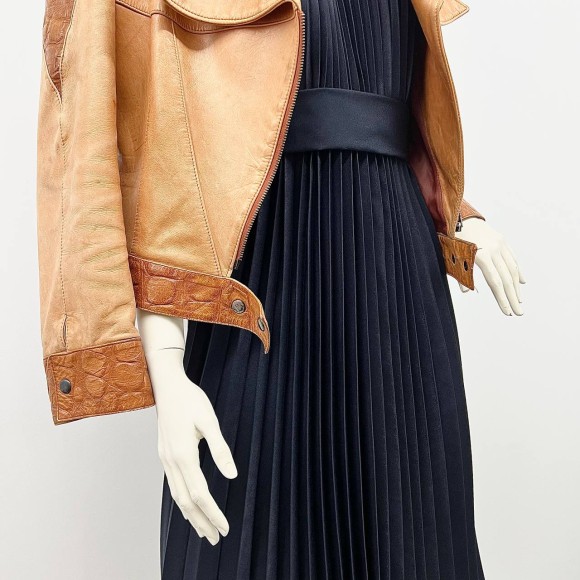 Гофре классика Креп-шерсть чернильная