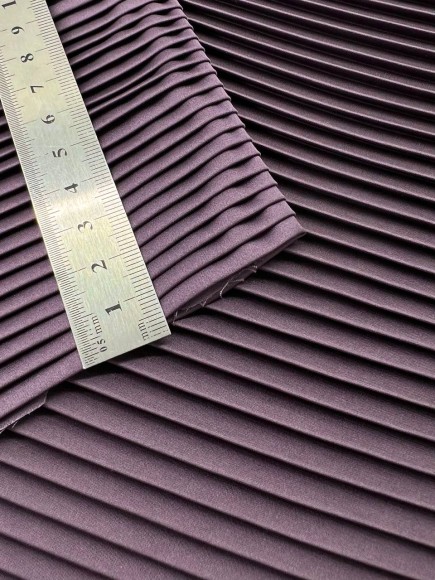Плиссе 4 мм Армани сливово-серый