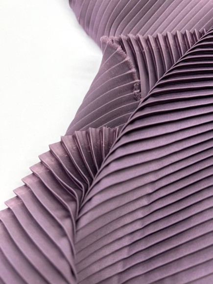 Плиссе 4 мм Армани сливово-серый