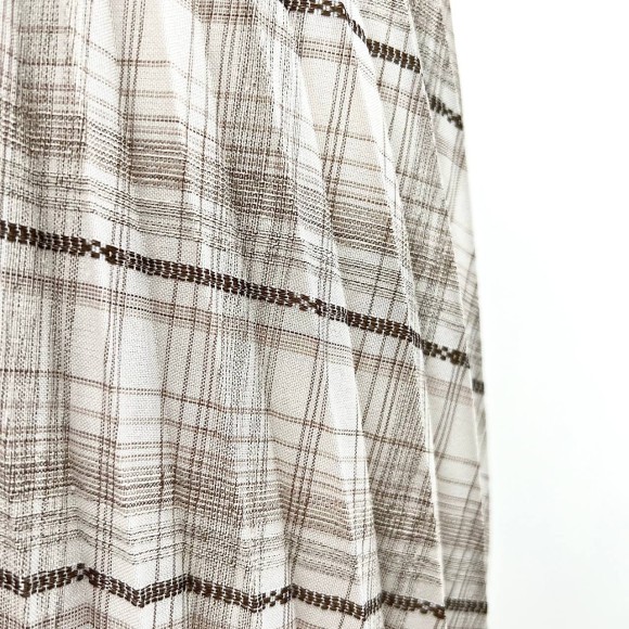 Гофре классика Клетка Индия бежевая