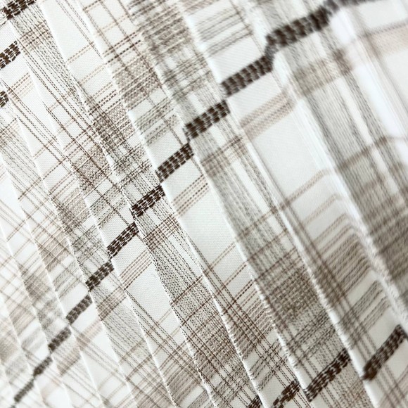 Гофре классика Клетка Индия бежевая
