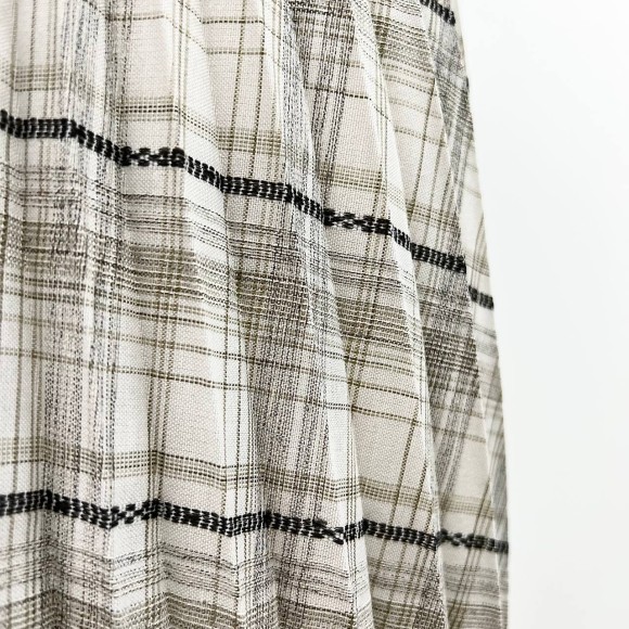 Гофре классика Клетка Индия зеленоватая