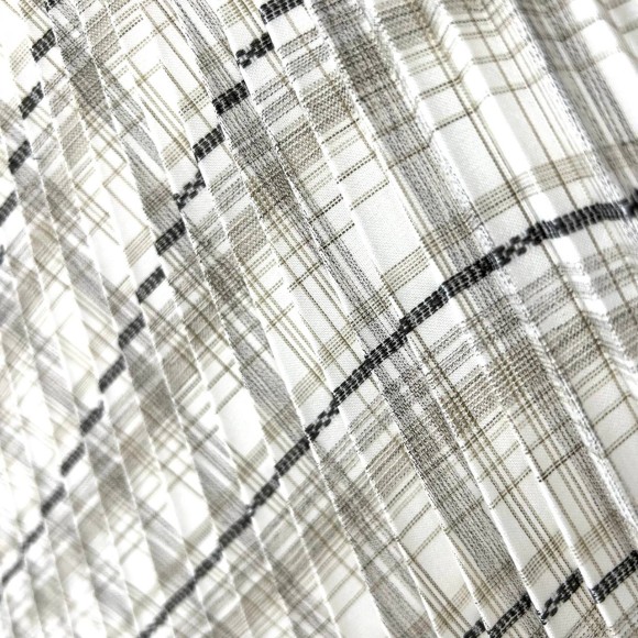 Гофре классика Клетка Индия зеленоватая