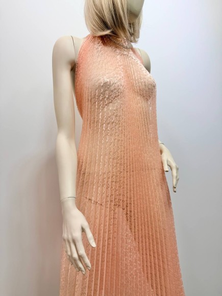 Гофре классика Гипюр персиковый Гофре классика Гипюр персиковый