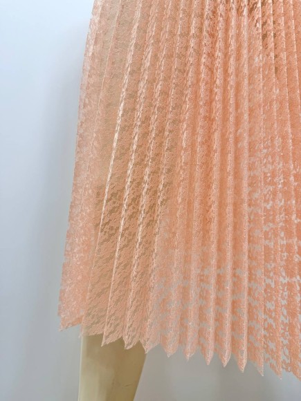 Гофре классика Гипюр персиковый Гофре классика Гипюр персиковый