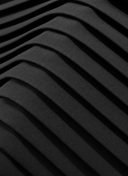 Плиссе 1.5 см Барби черная