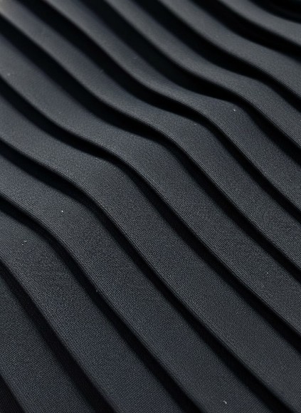 Плиссе 1.5 см Барби черная