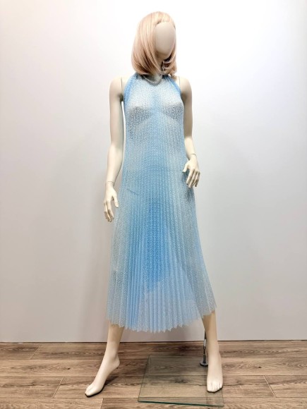 Гофре классика Гипюр голубой Гофре классика Гипюр голубой